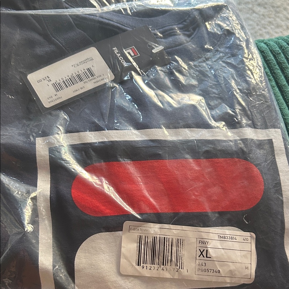 Fila Blue Tennis Short Sleeve Tee